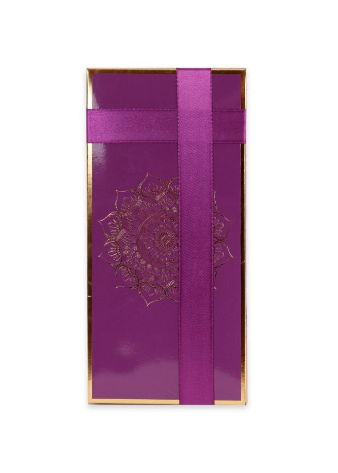 ECRİN SERİSİ KUTULU (Pamuk Seccade+Güpürlü Şal+İnci Tespih) NO:1 MÜRDÜM