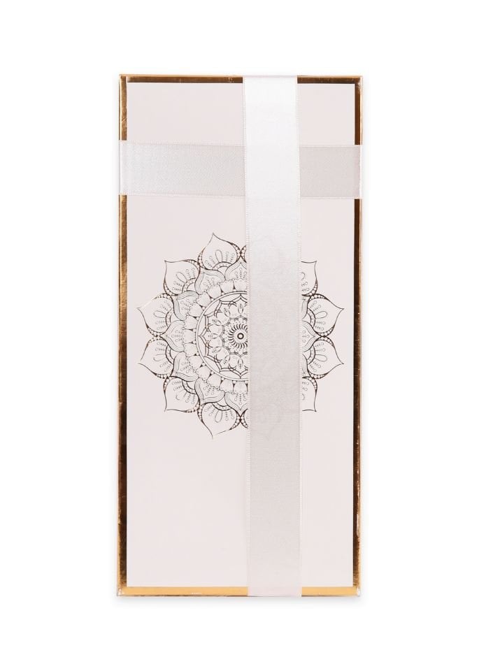 ECRİN SERİSİ KUTULU (Pamuk Seccade+Güpürlü Şal+İnci Tespih) NO:1 KREM