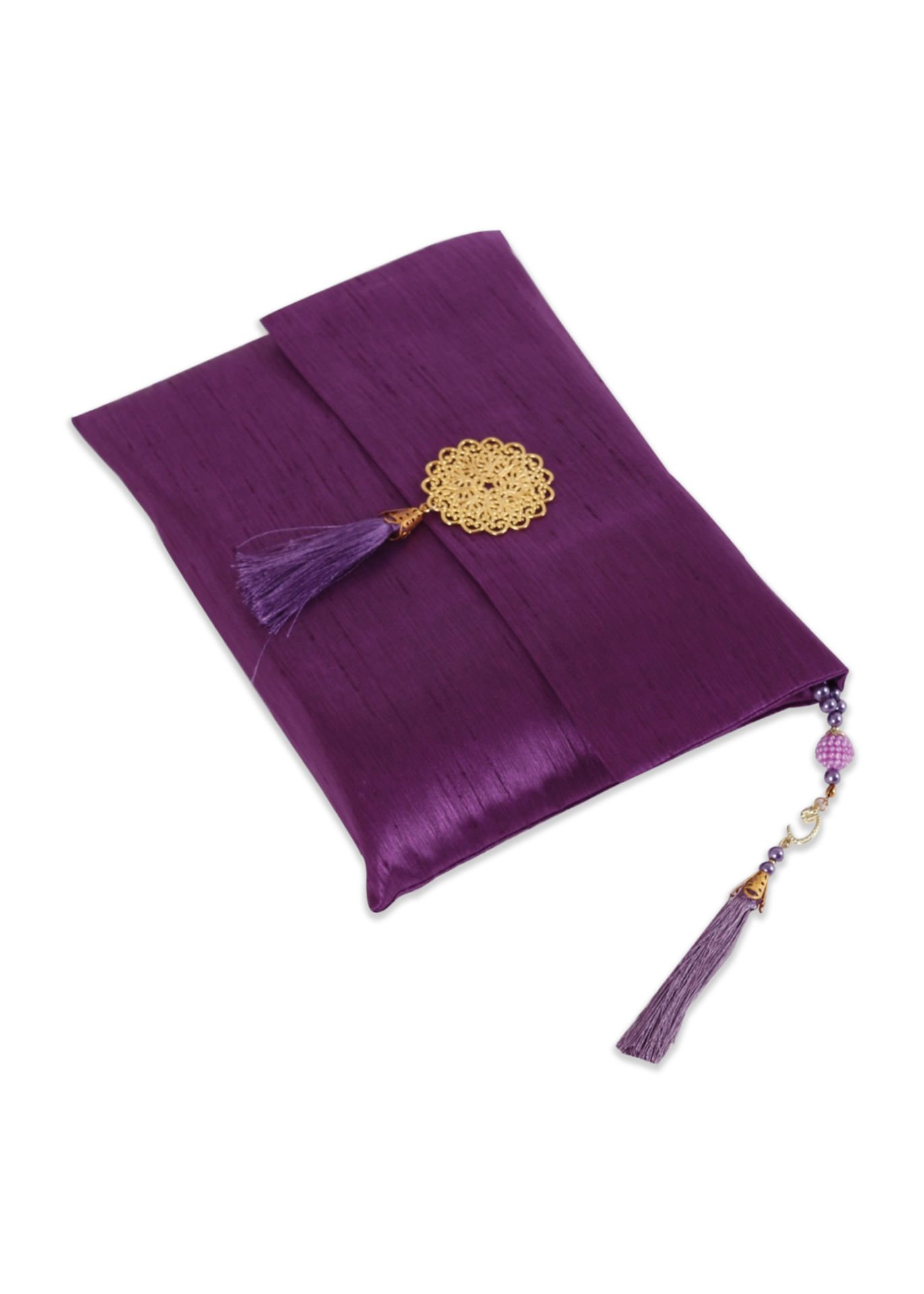 Büyük Şantuk Çanta Full Set ( Pamuk Seccade+Yasin+Tespih) MÜRDÜM