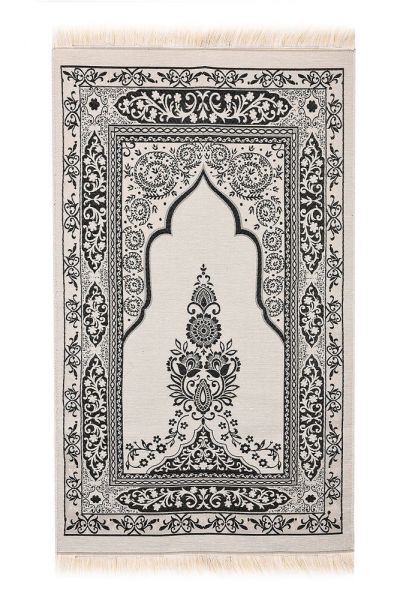 Kare Asetat Set (Pamuk Seccade+Yasin+İnci Tespih)