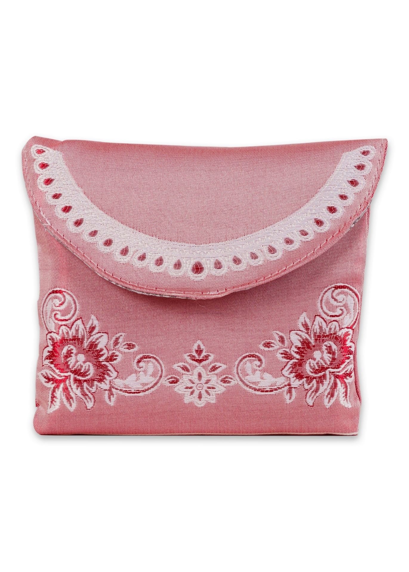 Keseli Saten Seccade İp Askılı Lüks BORDO