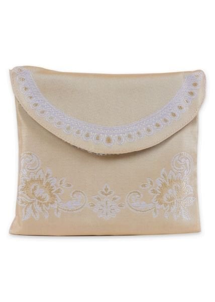 Keseli Saten Seccade İp Askılı Lüks KREM