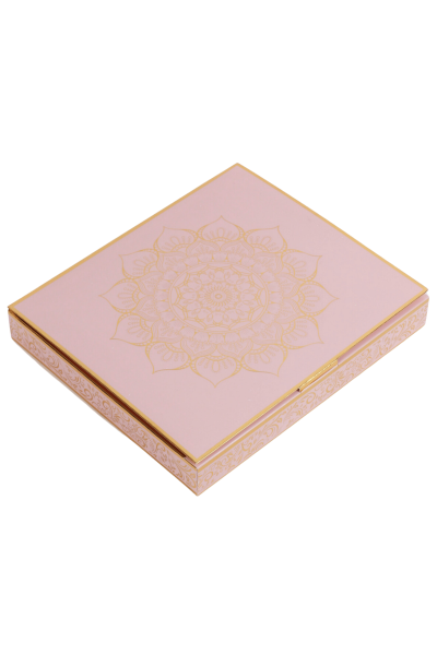 HİRA SERİSİ (Kuran+Pamuk Seccade+inci vavlı Tespih+Taşlı Zikirmatik+Ayraç) PUDRA