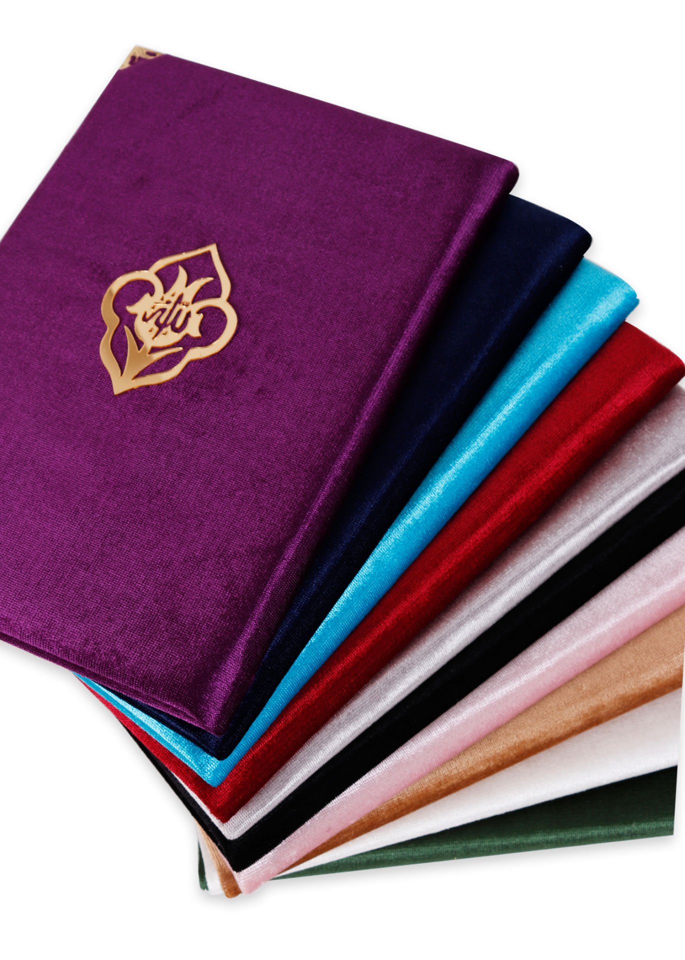 Orta Boy Kadife Kaplı Kuran