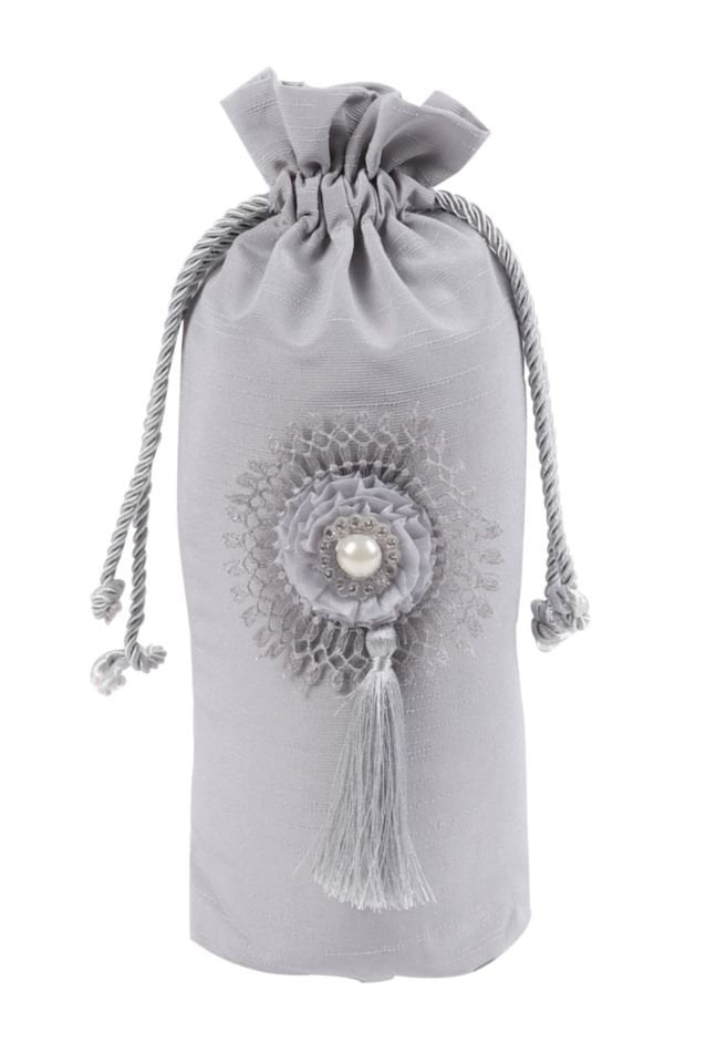 Silindir Kese+Seccade+Tespih) GRİ