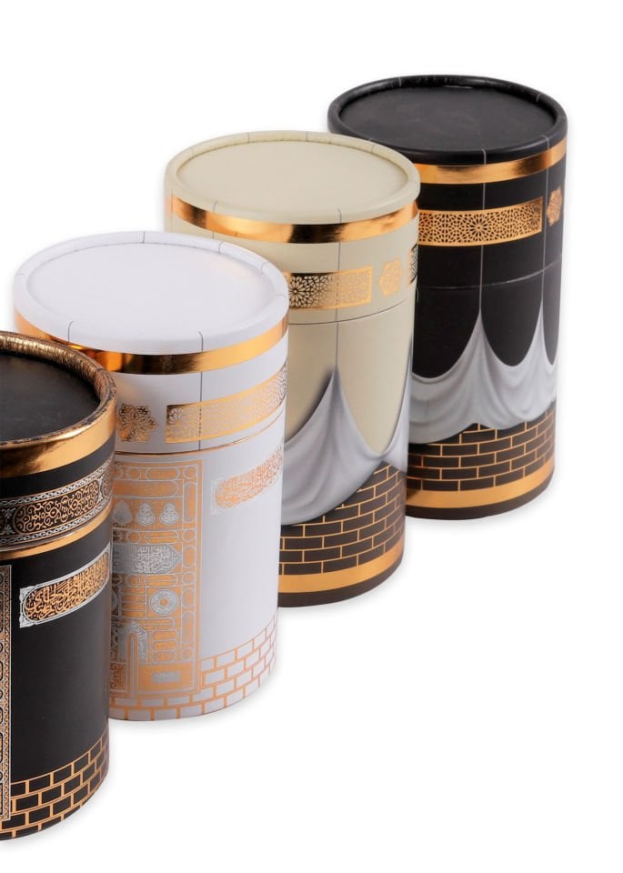 Kabe Örtü Model Silindir Kutu (Seccade+Tespih)