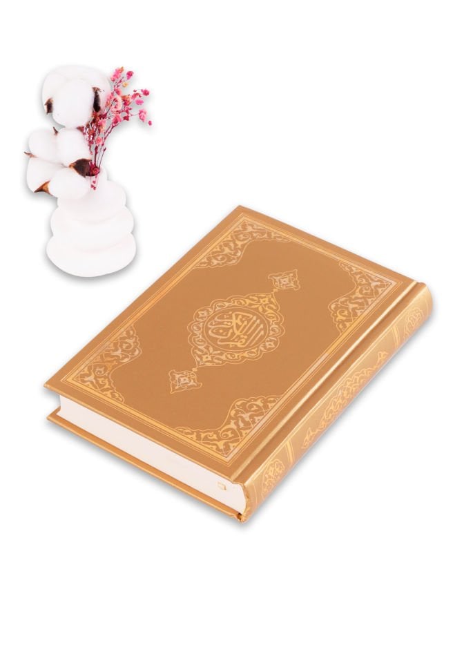 Çanta Boy İki Renkli Kuran (12*17) GOLD