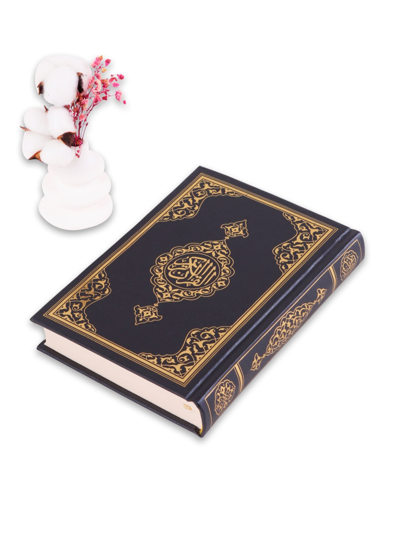 Çanta Boy İki Renkli Kuran (12*17) SİYAH