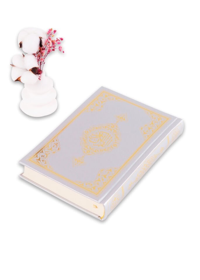 Çanta Boy İki Renkli Kuran (12*17) GRİ