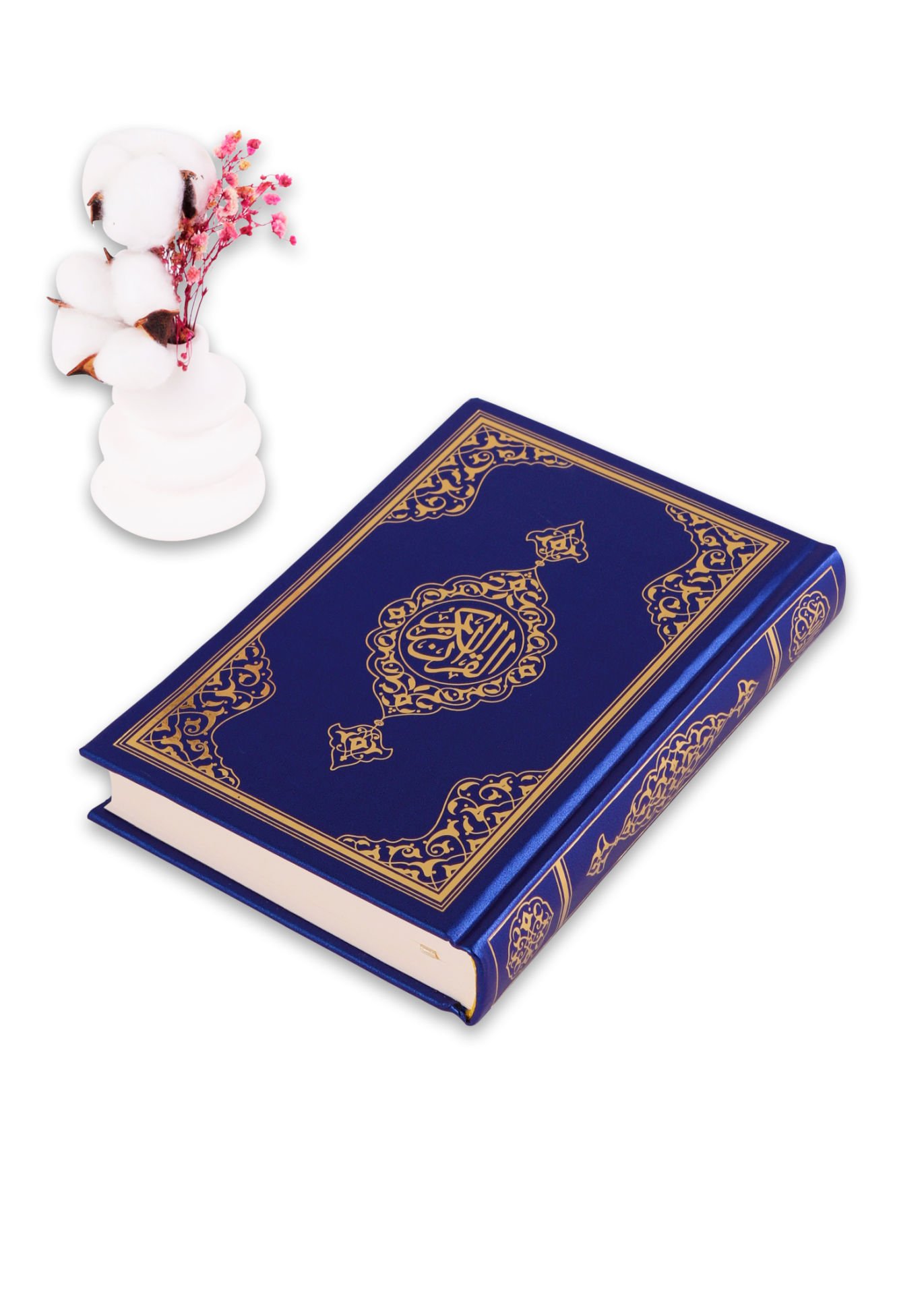 Çanta Boy İki Renkli Kuran (12*17) LACİVERT