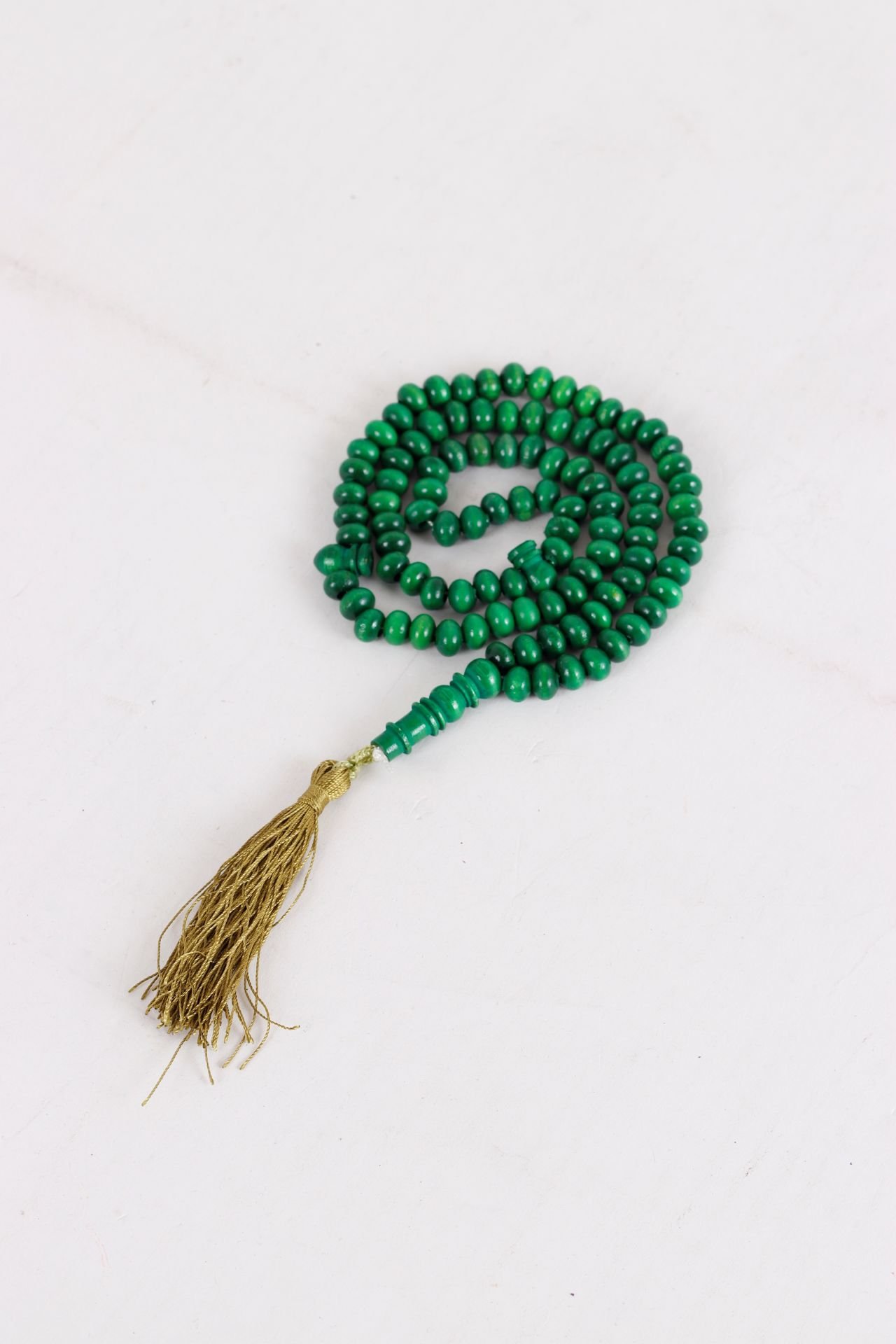 Ağaç Tespih 8mm (ŞİMŞİR) YEŞİL