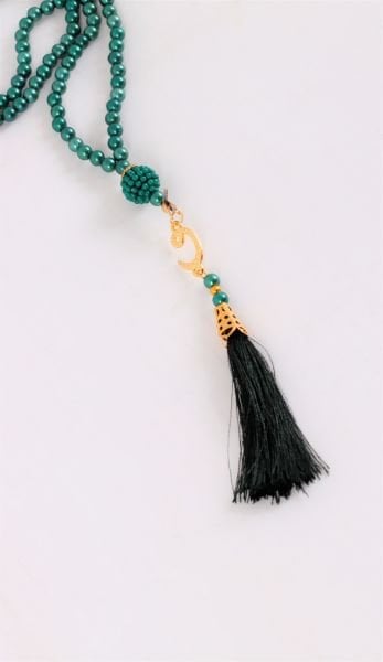 İnci Vavlı Tespih YEŞİL