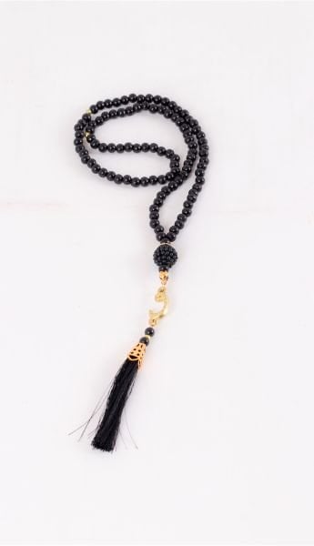 İnci Vavlı Tespih SİYAH