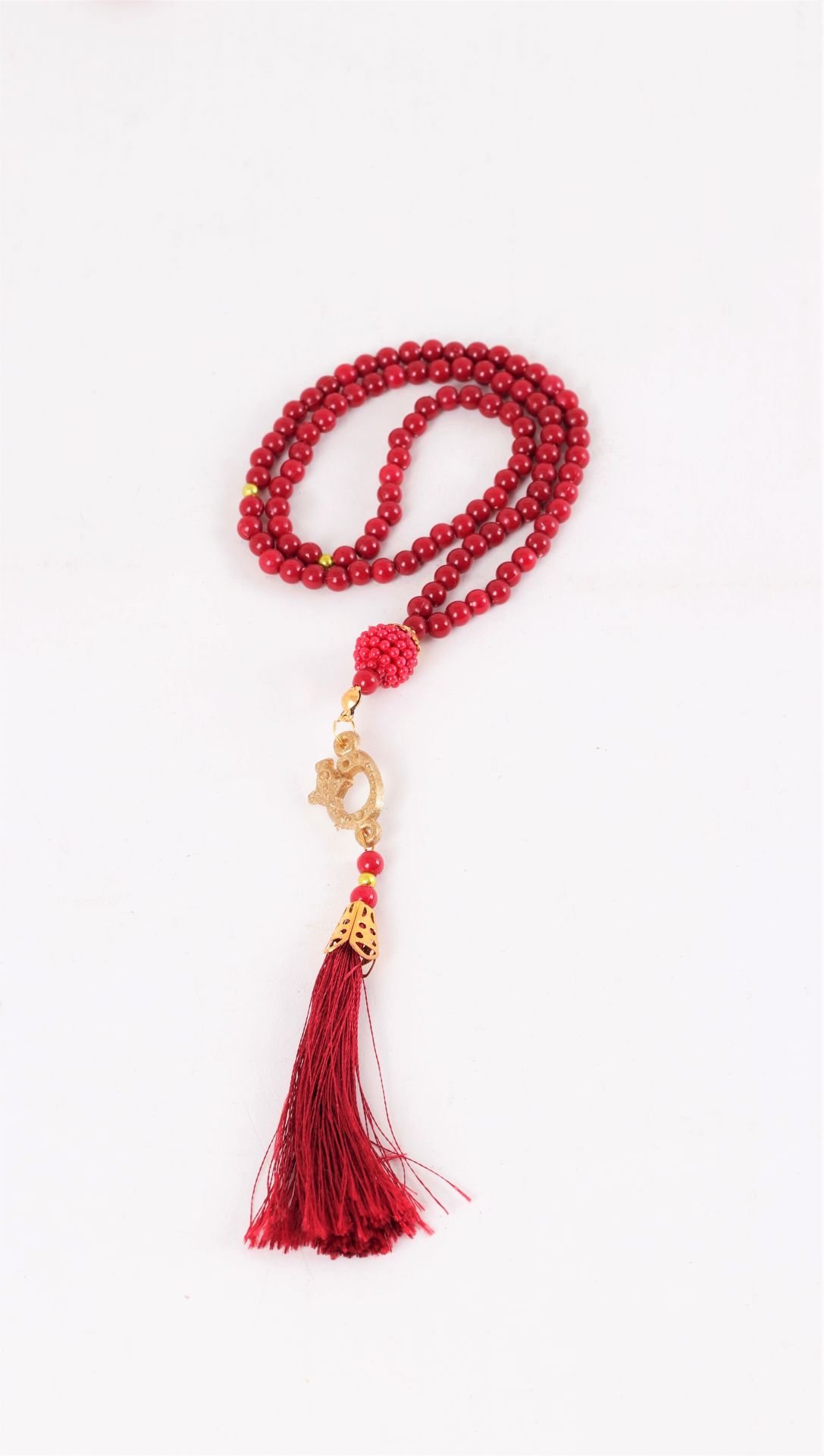 İnci Vavlı Tespih BORDO