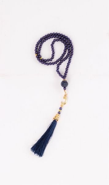 İnci Vavlı Tespih LACİVERT