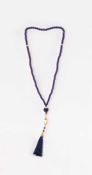 İnci Vavlı Tespih LACİVERT