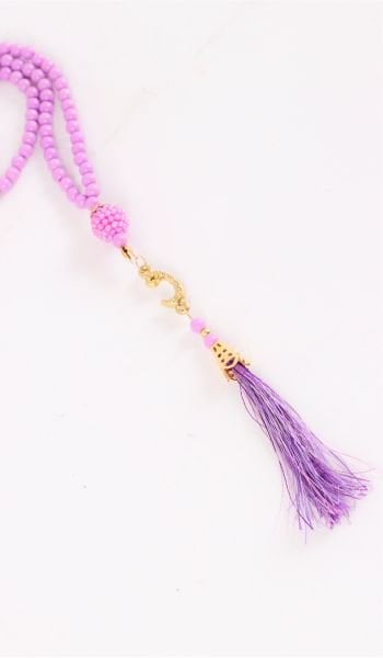 İnci Vavlı Tespih LİLA