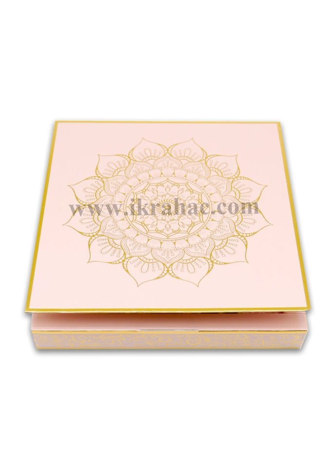 RAMAZAN ÇOÇUK SET VARAKLI KUTU MAVİ RENK - PEMBE RENK