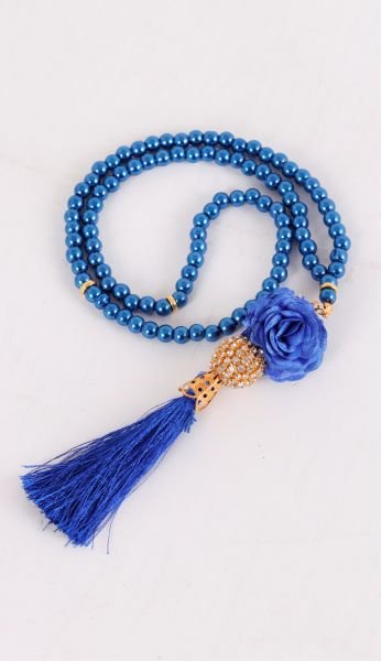 İnci Çiçekli Disko Toplu Güllü Tespih (6mm) SAKS