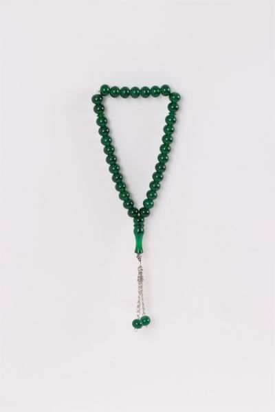 33'lük 14mm Tespih YEŞİL