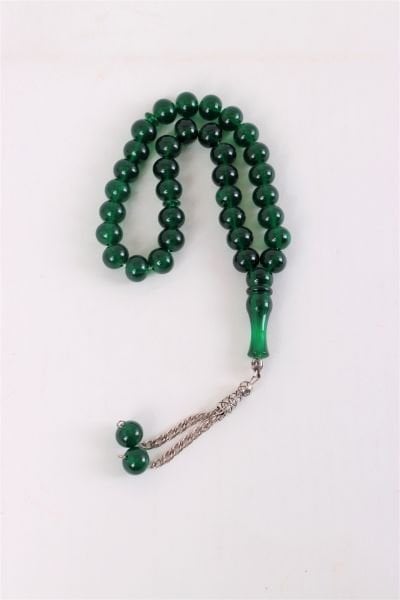 33'lük 14mm Tespih YEŞİL