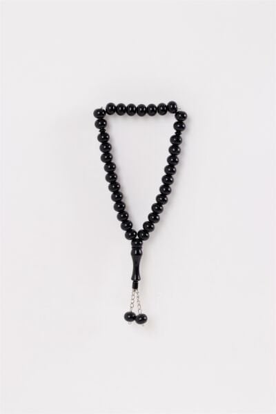 33'lük 14mm Tespih SİYAH