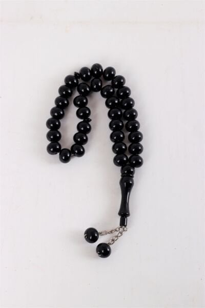 33'lük 14mm Tespih SİYAH