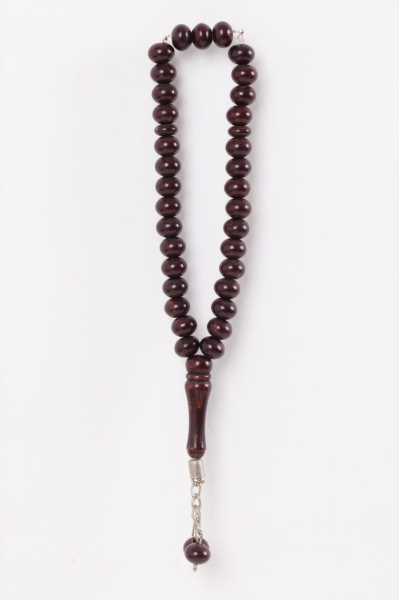 33'lük 10mm Mono Tespih KOYU KAHVERENGİ