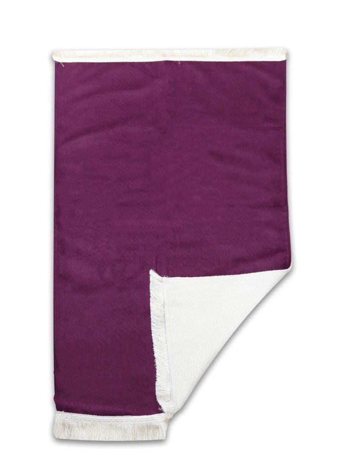 Kadife Düz Seccade MÜRDÜM