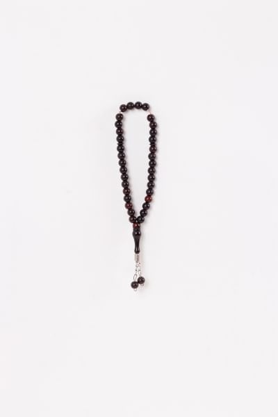 33'lük 8mm Tespih (MONO) SİYAH