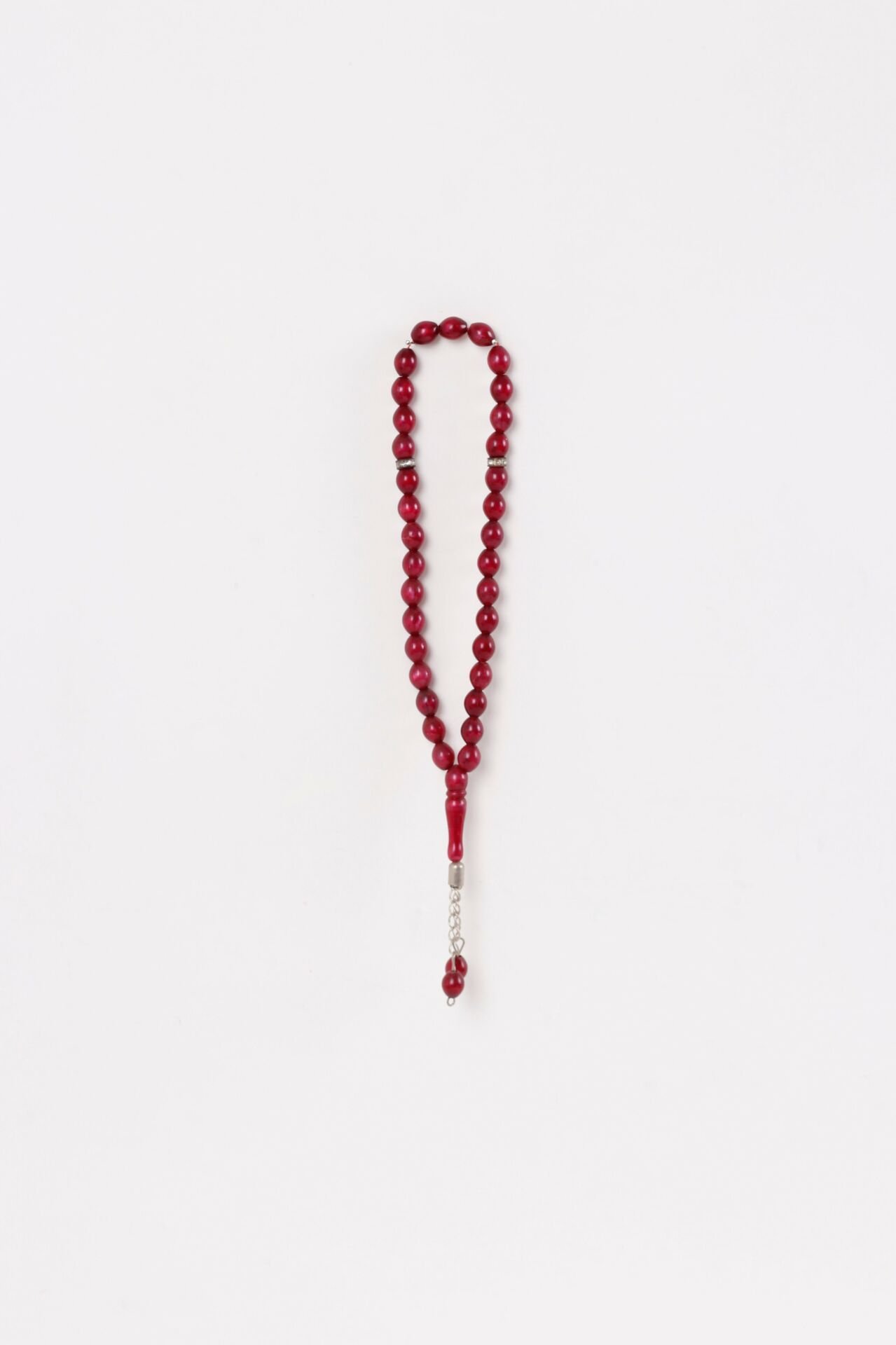 33'lük 8mm Tespih (MONO) KIRMIZI