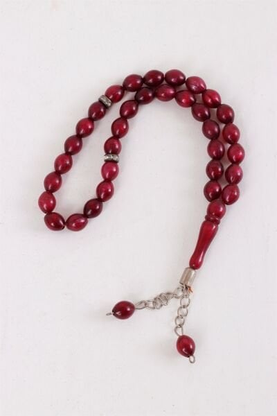 33'lük 8mm Tespih (MONO) KIRMIZI