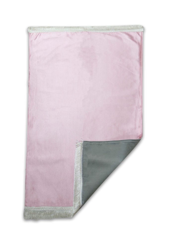 Kadife Düz Seccade PUDRA