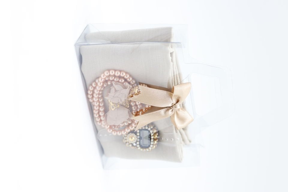 SİDELYA SERİSİ(ŞAL+TAŞLI Z.MATİK+İNCİ TESPİH 2 GÜLLÜ) GOLD