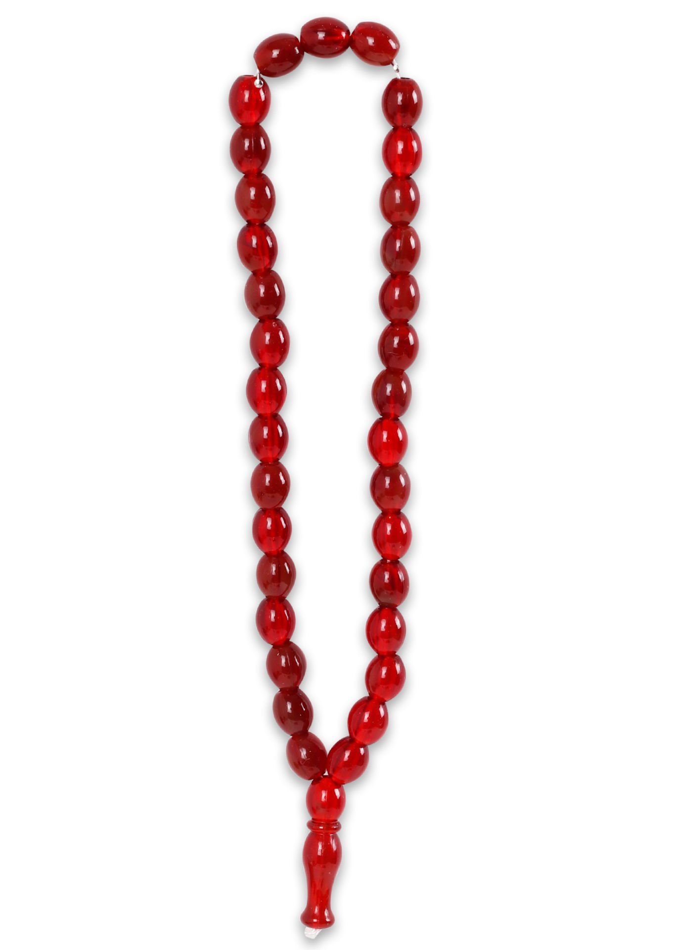 33'lük 7mm Arpa Model Tespih BORDO