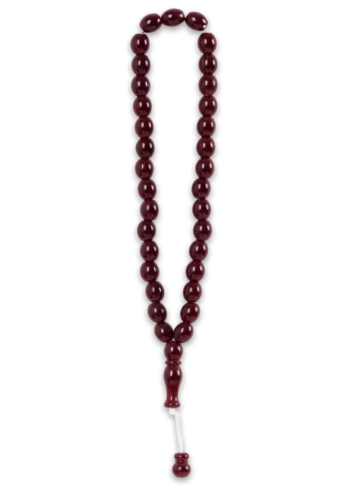 33'lük 7mm Arpa Model Tespih KAHVERENGİ