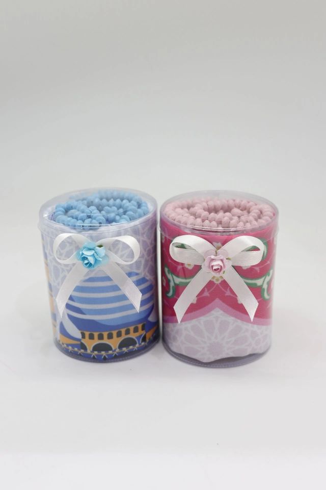 ÇOÇUK SECCADE+TESPİH (SİLİNDİR KUTU)