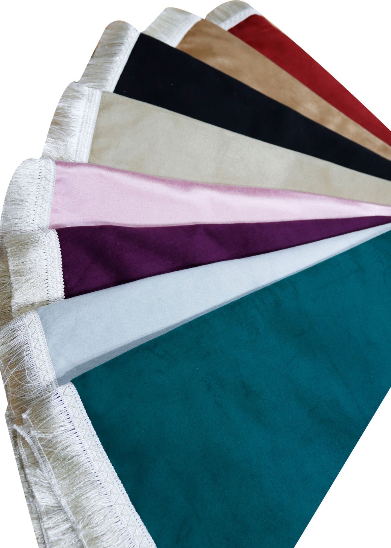 Kadife Düz Seccade KAHVERENGİ