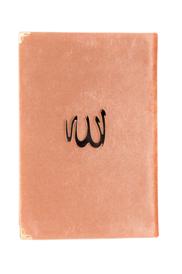 Çanta Boy Kadife Kaplı Kuran GOLD