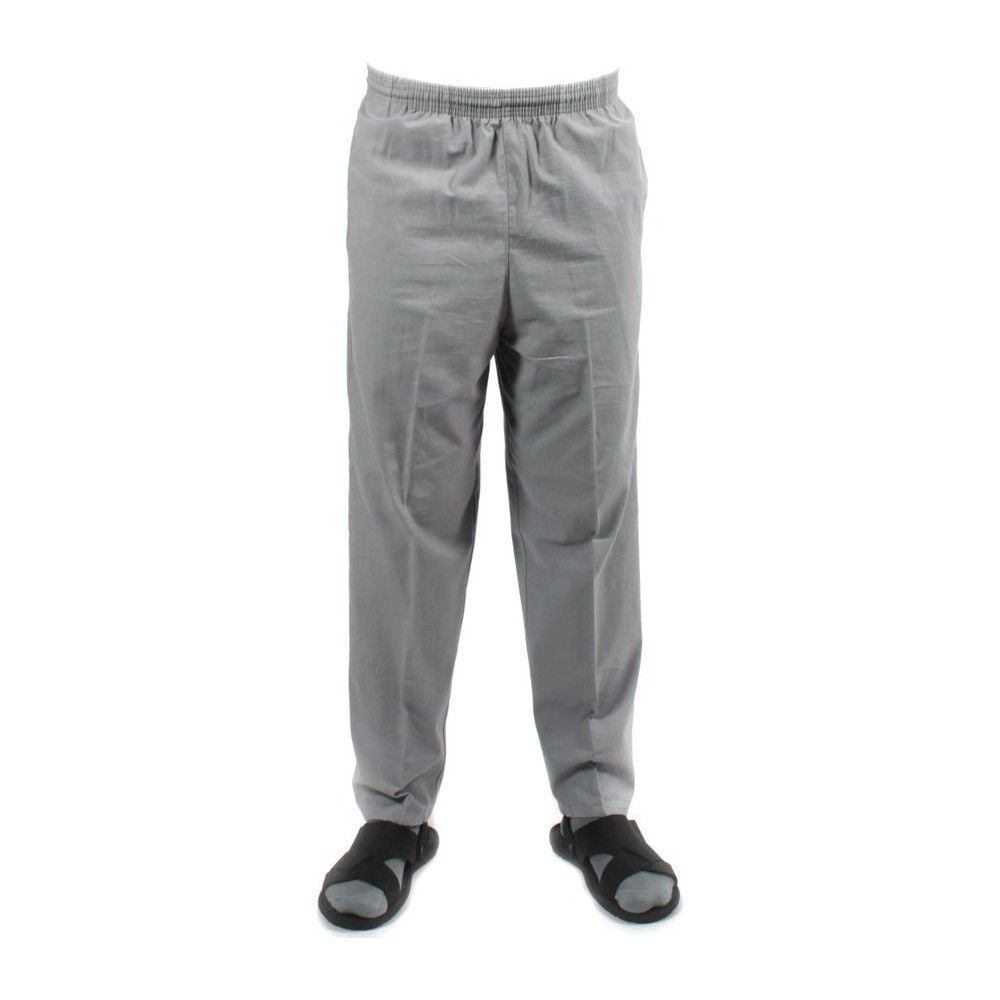 Kanaviçe Pamuklu Pantolon GRİ