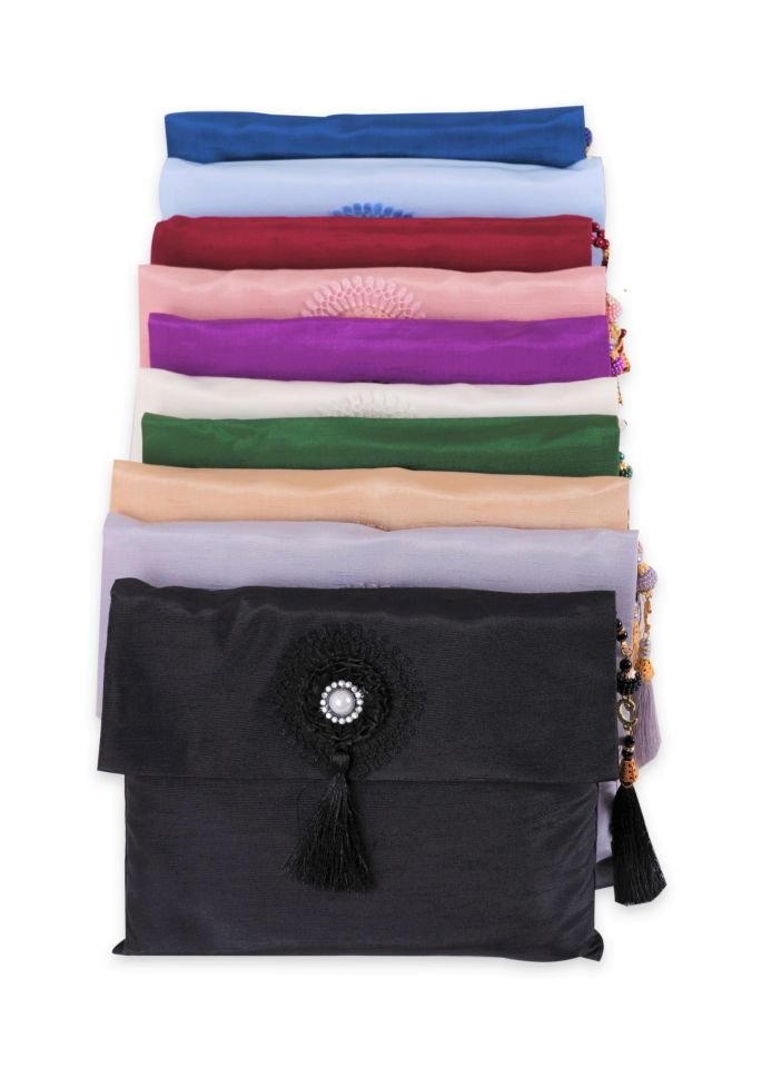 Büyük Şantuk Çanta Full Set Çiçekli (Yasin+Seccade+Tespih)