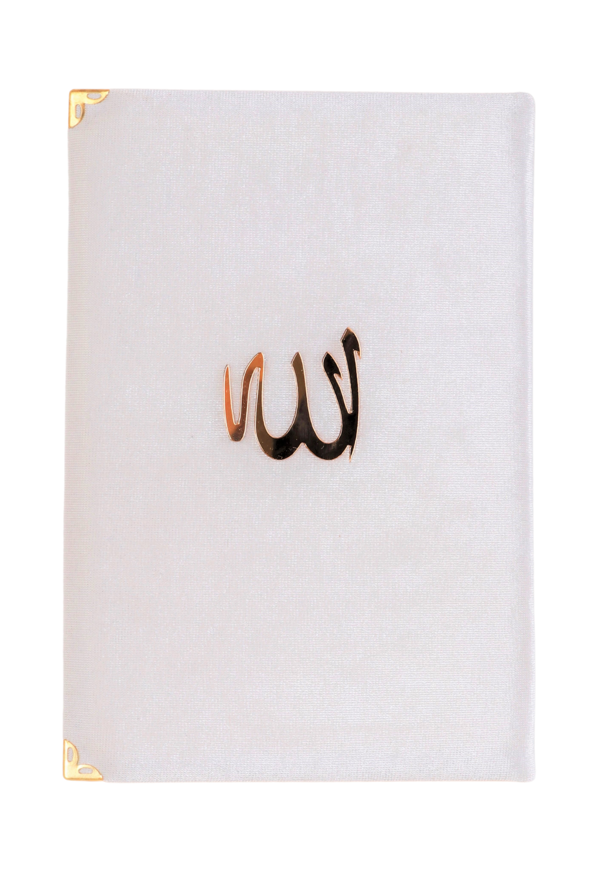 Çanta Boy Kadife Kaplı Kuran KREM