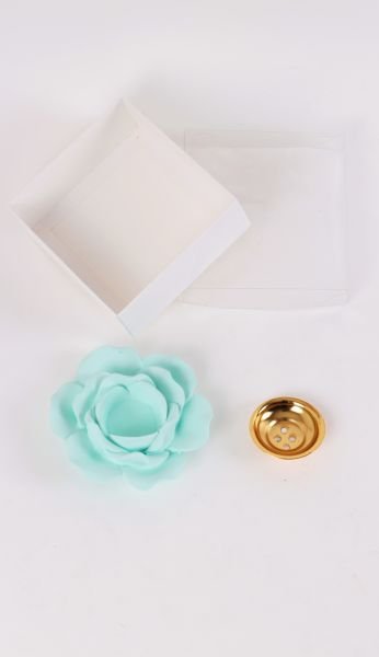 Kutulu Buhurdanlık+Metalli SU YEŞİLİ