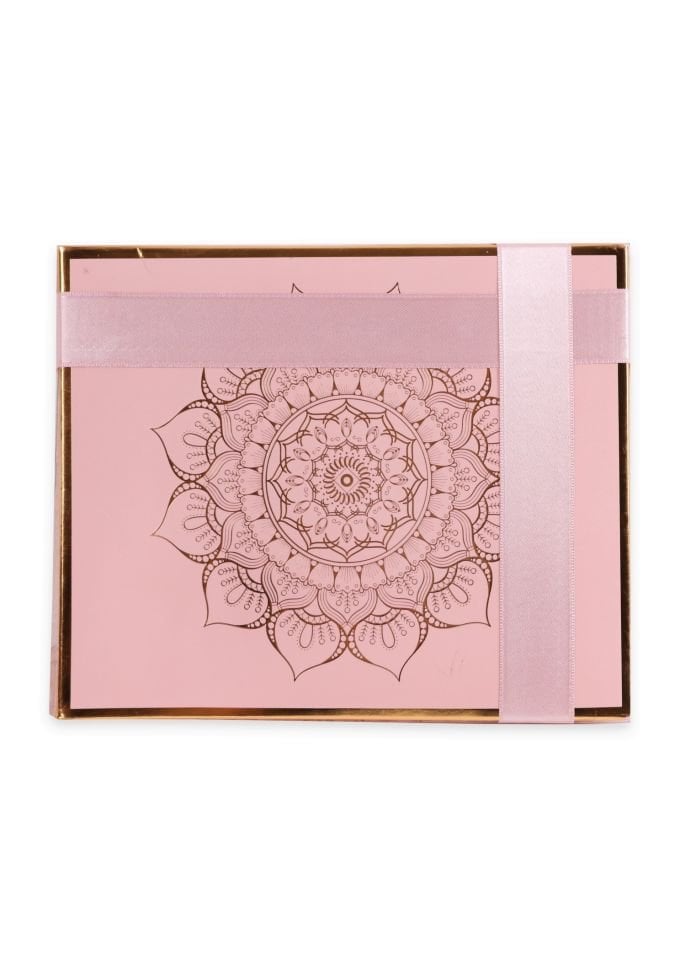 HÜMA SERİSİ KUTULU (Seccade+Kuran+Nakış Kese+Disko Top Tespih) NO:1 PUDRA