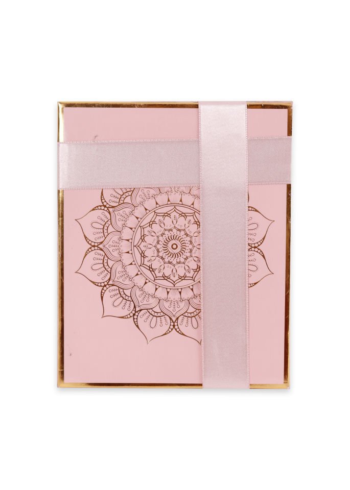 AFİL SERİSİ KUTULU (Çanta Boy Kuran+Seccade+İnci Tespih) Set NO:1 PUDRA