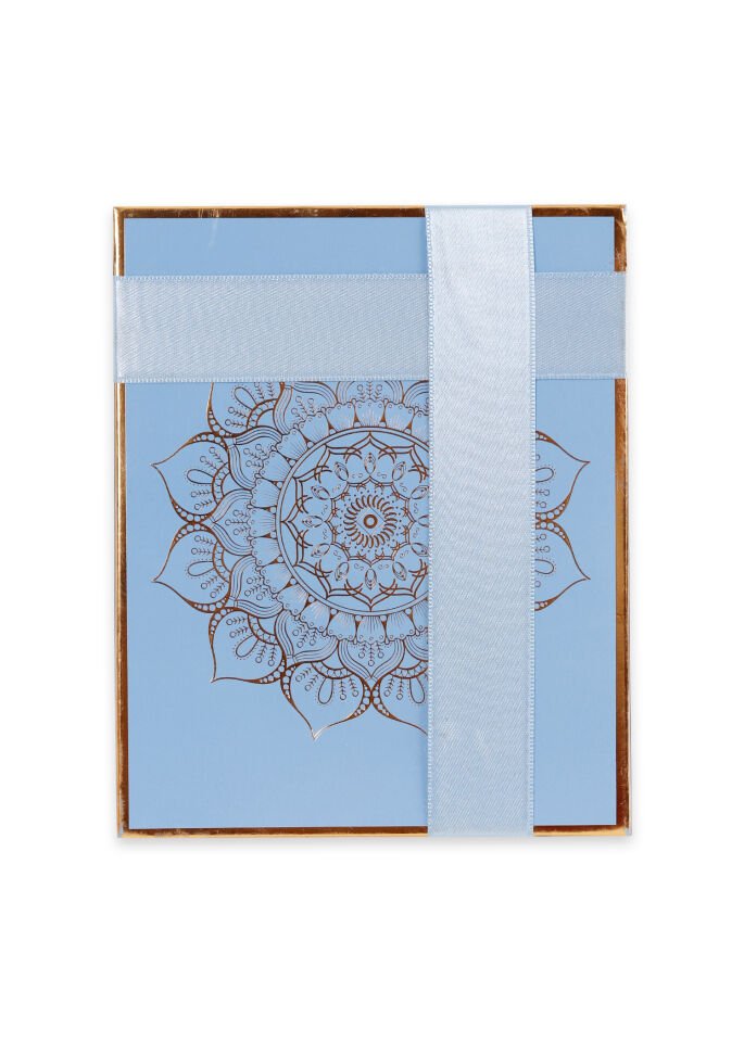 AFİL SERİSİ KUTULU (Çanta Boy Kuran+Seccade+İnci Tespih) Set NO:1 BEBE MAVİ