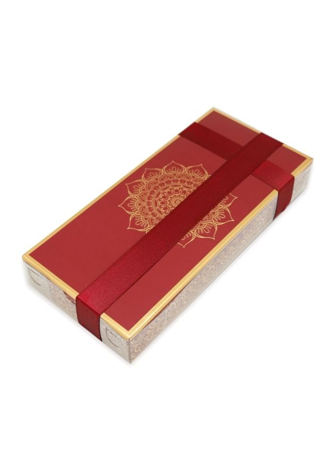 ESİLA SERİSİ KUTULU (Pamuk Seccde+İnci Tespih) NO:1 BORDO