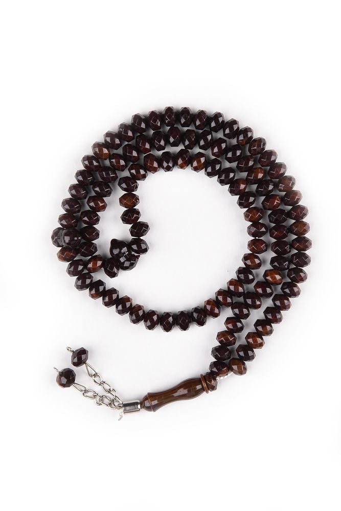 99'lu Zümrüt Kristal Kesim Tespih 9mm