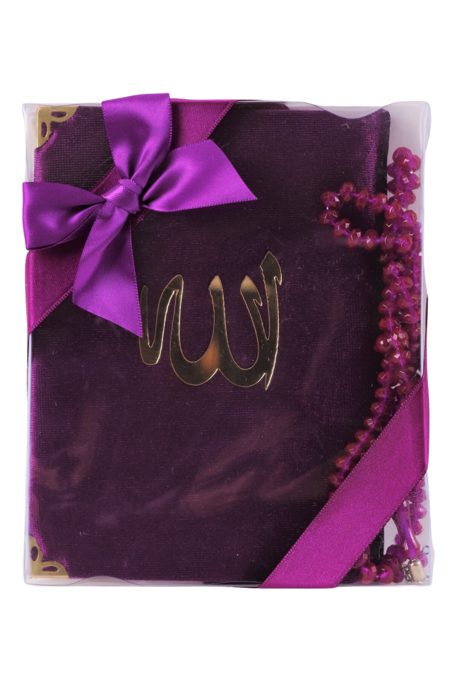 Şantuk Kuran-ı Kerim Çanta Boy +İnci Tespih MÜRDÜM