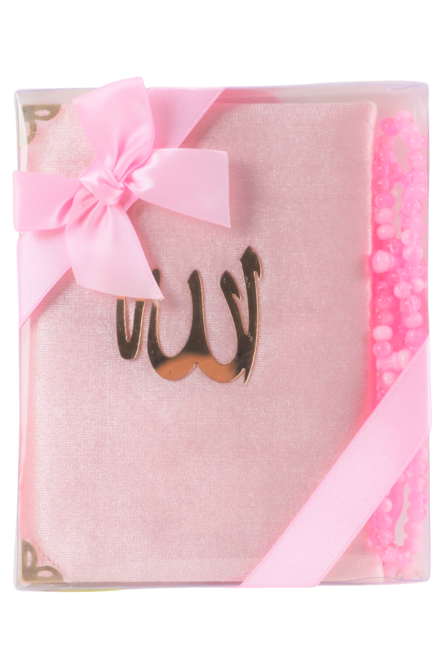 Şantuk Kuran-ı Kerim Çanta Boy +İnci Tespih PUDRA